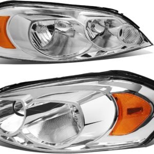 Chrome & Amber Replacement Headlights
